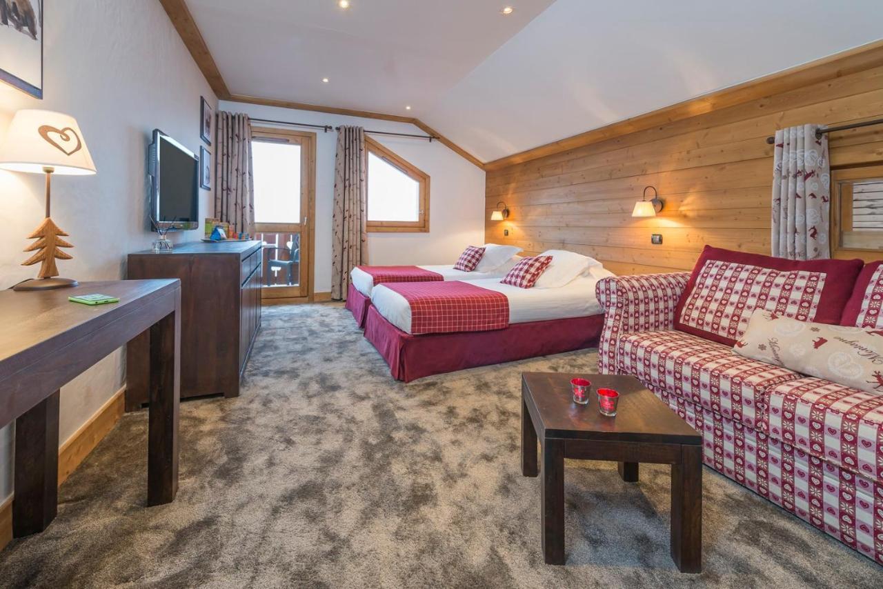 Hotel La Chaudanne Мерибель Экстерьер фото